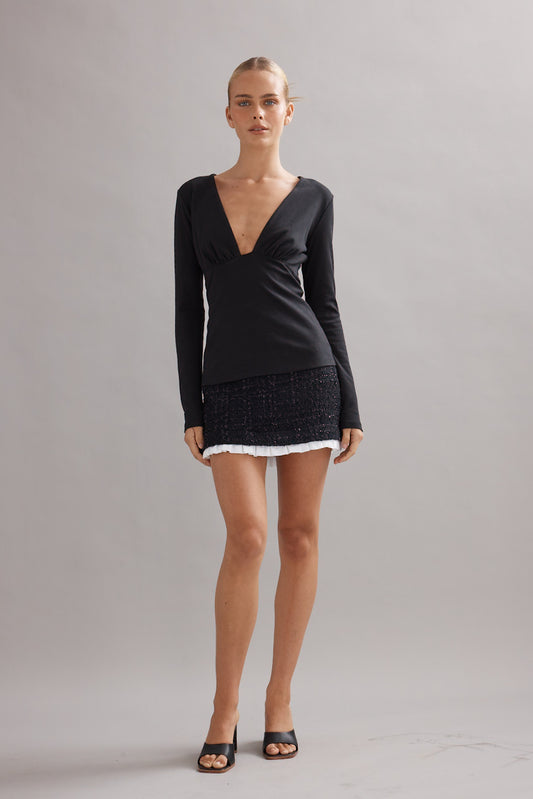 Caitlin Crisp | Winnie Top - Black