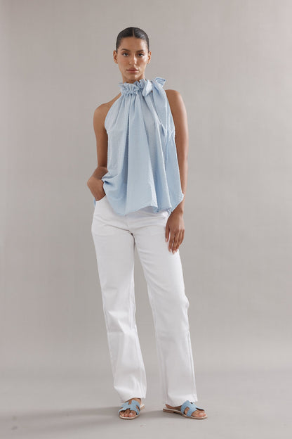 Caitlin Crisp | Margot Top - Blue