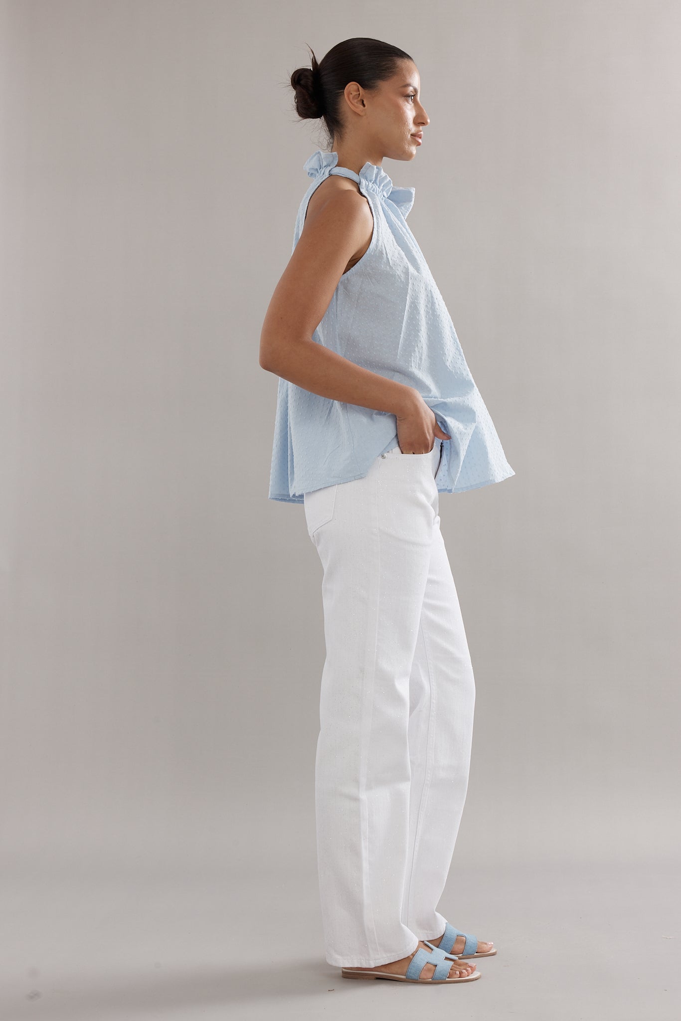 Caitlin Crisp | Margot Top - Blue