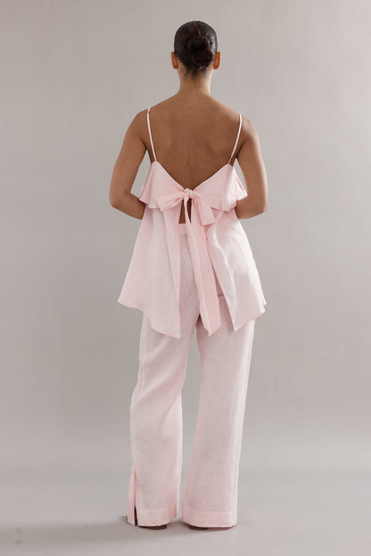 Caitlin Crisp | Rio Top - Pink Linen