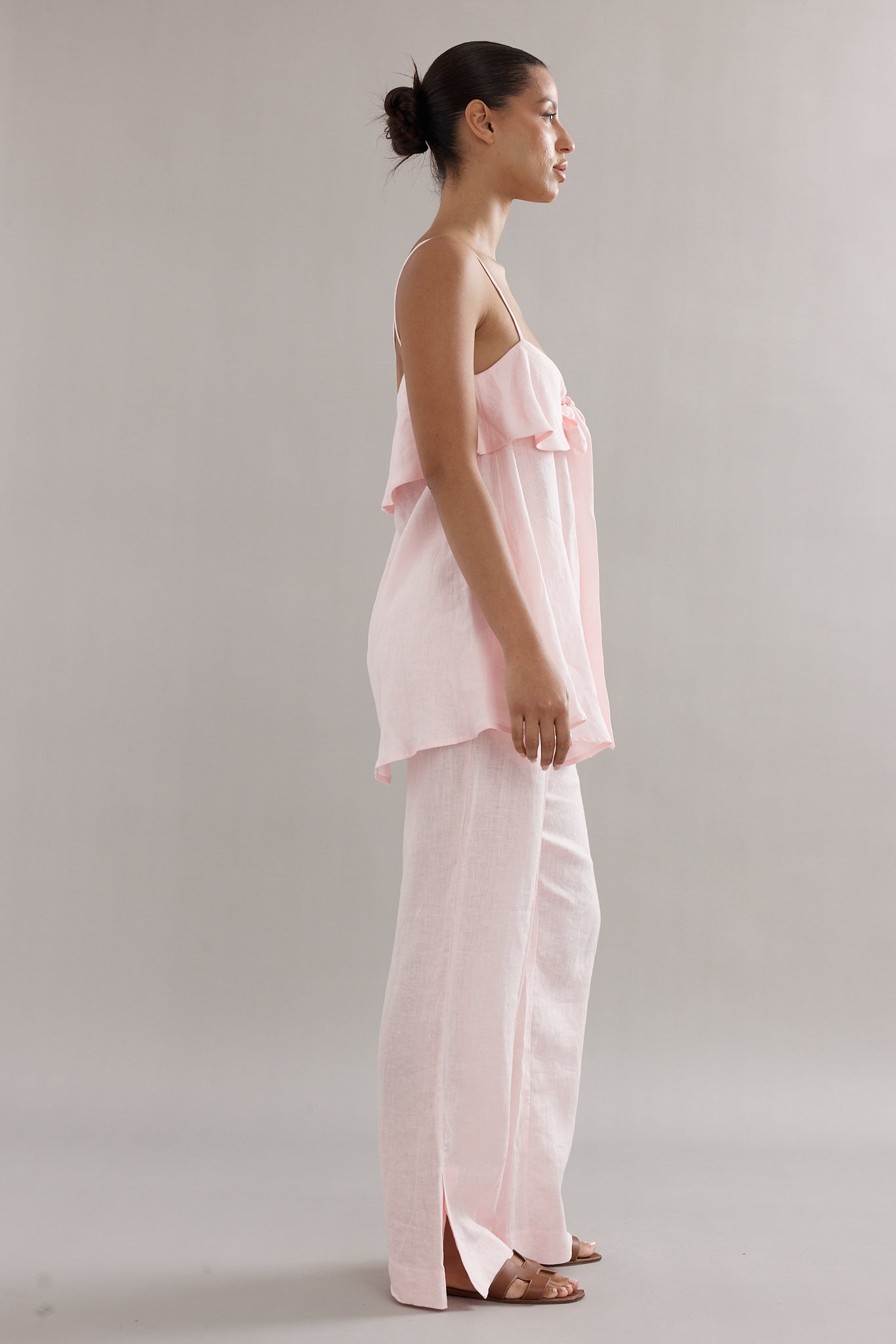 Caitlin Crisp | Jimmy Jogger - Pink Linen