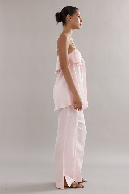Caitlin Crisp | Jimmy Jogger - Pink Linen
