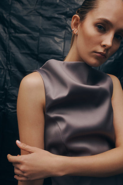 One Of Others | Mila Mini Dress - Mink