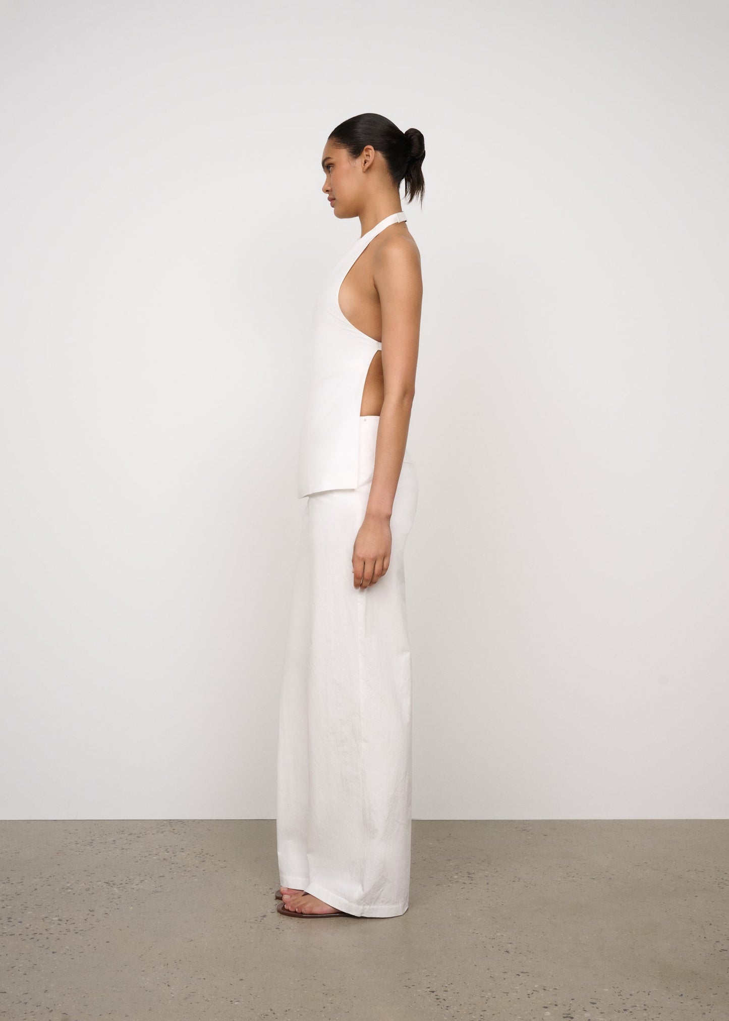 One of Others | August Halter Top - White