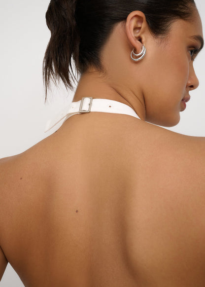 One of Others | August Halter Top - White