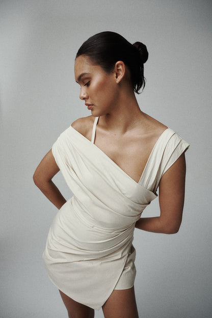 One of Others | Claude Mini Dress - Calico