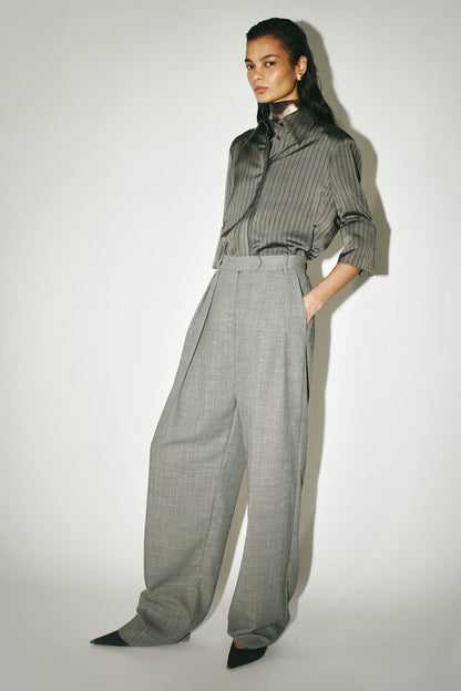 Camilla and Marc | Ren Pant - Charcoal Herringbone