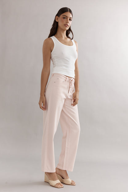 Caitlin Crisp | Low Rise Leo Jean - Pink