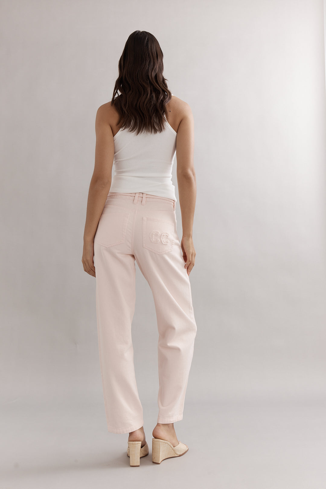 Caitlin Crisp | Low Rise Leo Jean - Pink