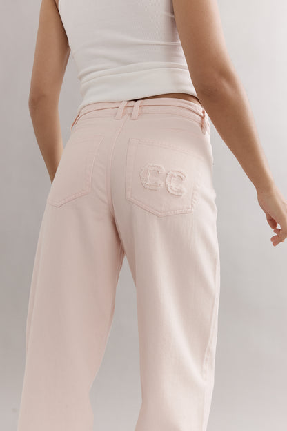 Caitlin Crisp | Low Rise Leo Jean - Pink