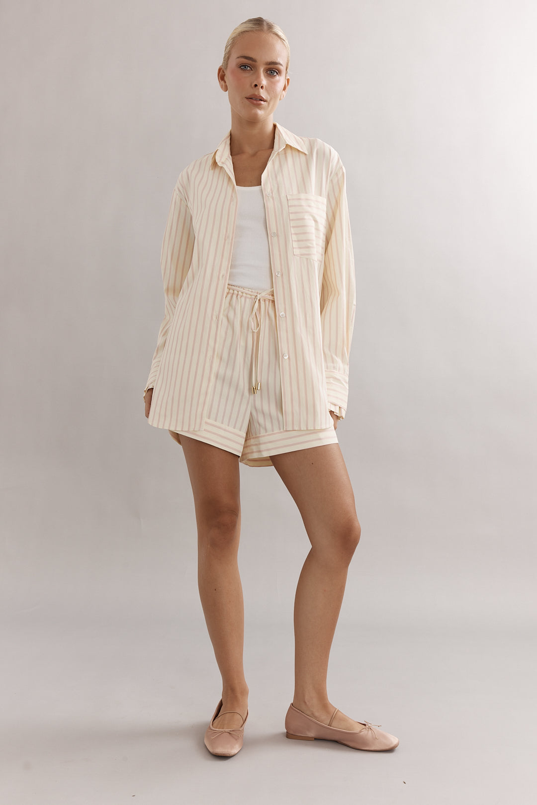 Caitlin Crisp | Vienna Shirt - Strawberries & Cream