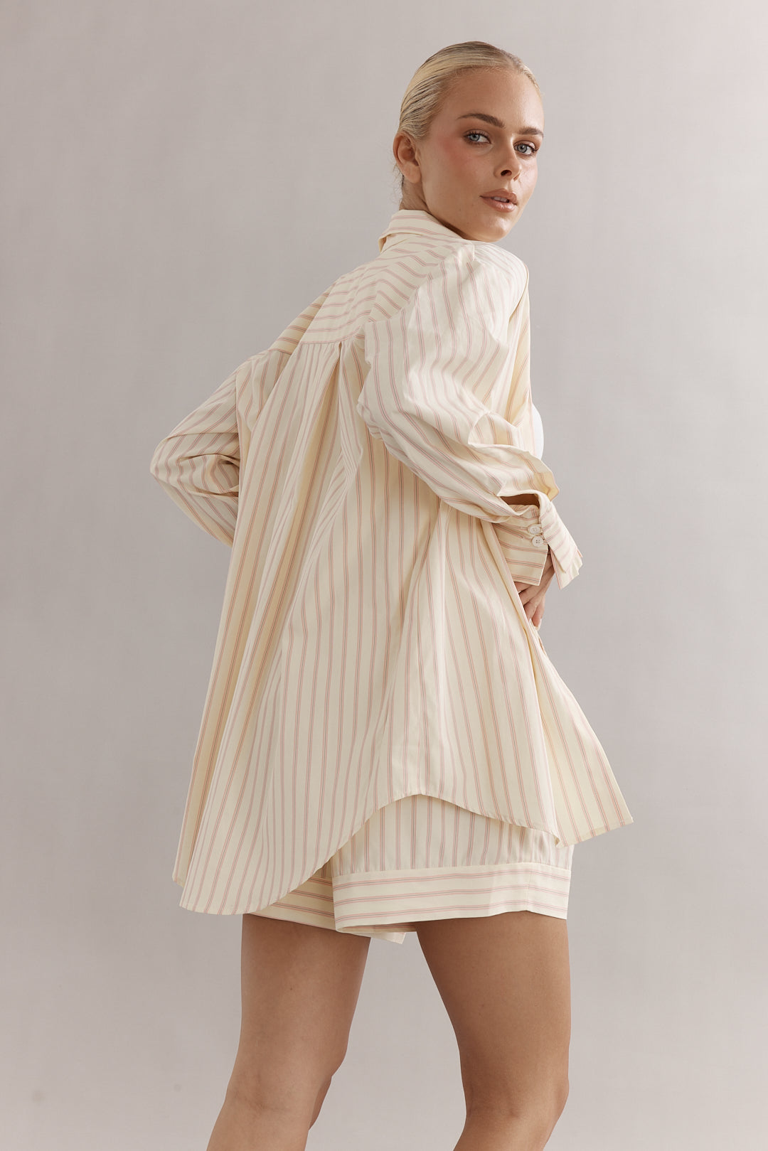 Caitlin Crisp | Vienna Shirt - Strawberries & Cream