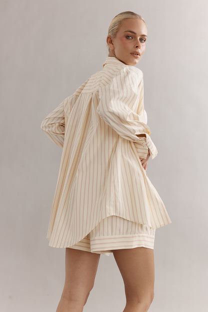 Caitlin Crisp | Vienna Shirt - Strawberries & Cream