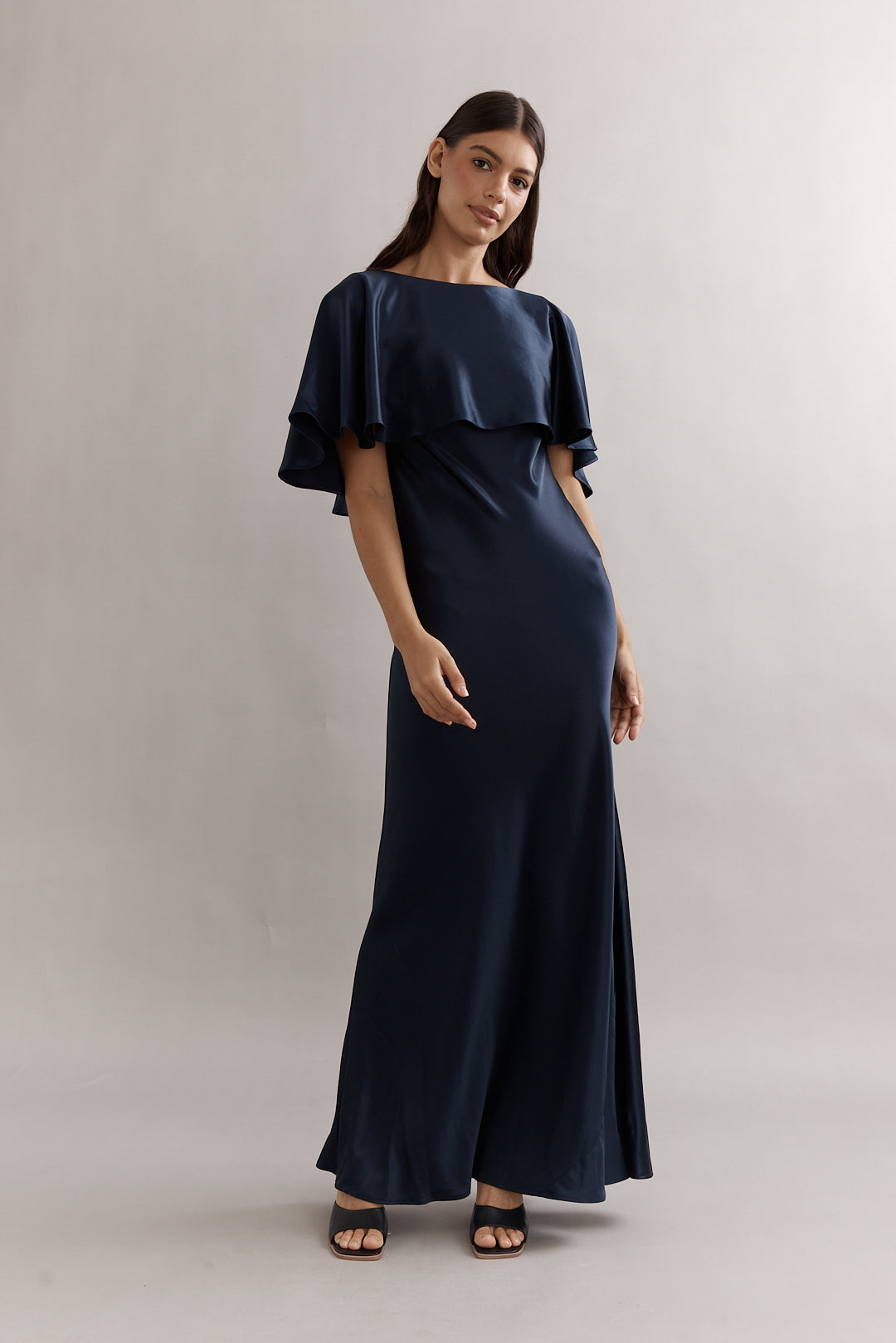 Caitlin Crisp | Blair Gown - Navy Satin