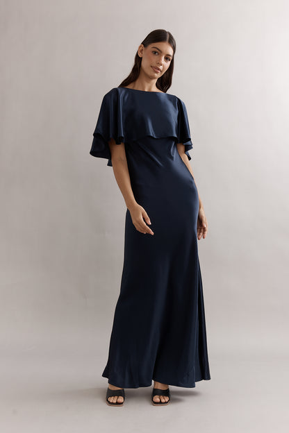 Caitlin Crisp | Blair Gown - Navy Satin
