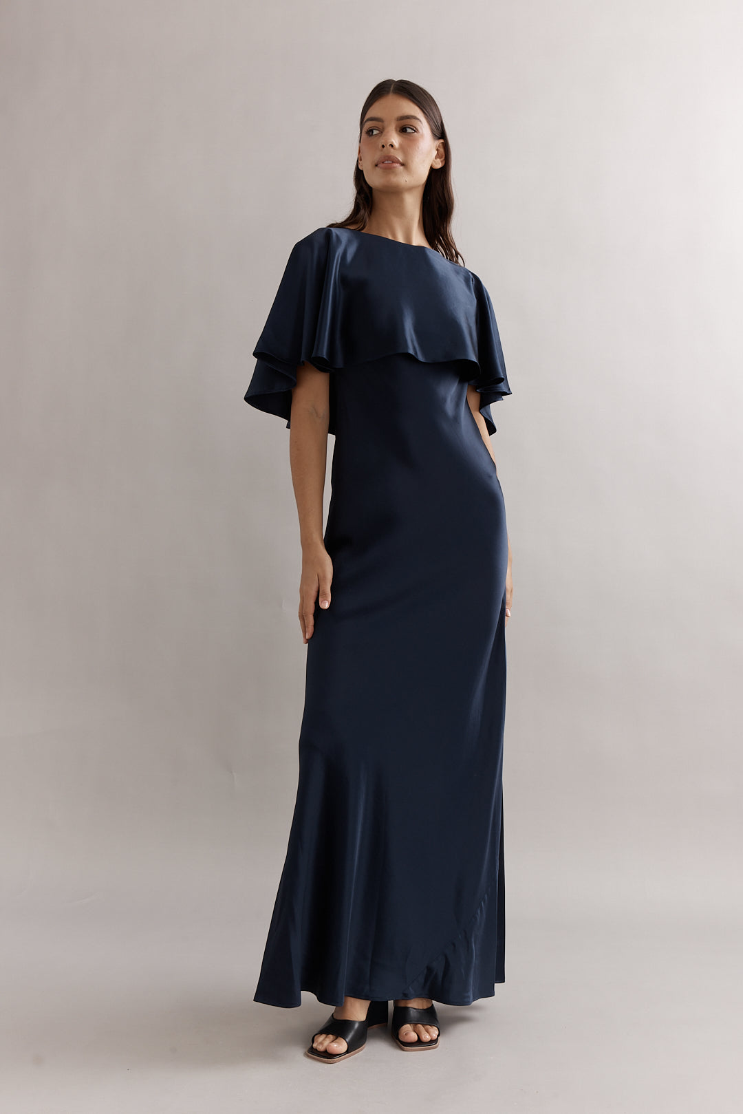 Caitlin Crisp | Blair Gown - Navy Satin