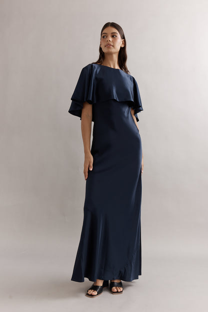 Caitlin Crisp | Blair Gown - Navy Satin