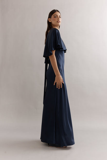 Caitlin Crisp | Blair Gown - Navy Satin