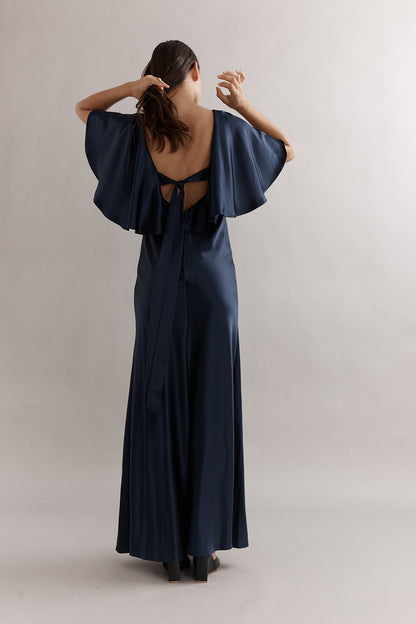 Caitlin Crisp | Blair Gown - Navy Satin