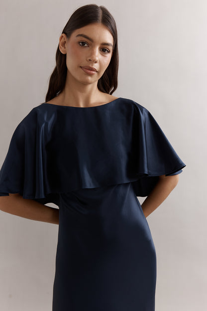 Caitlin Crisp | Blair Gown - Navy Satin