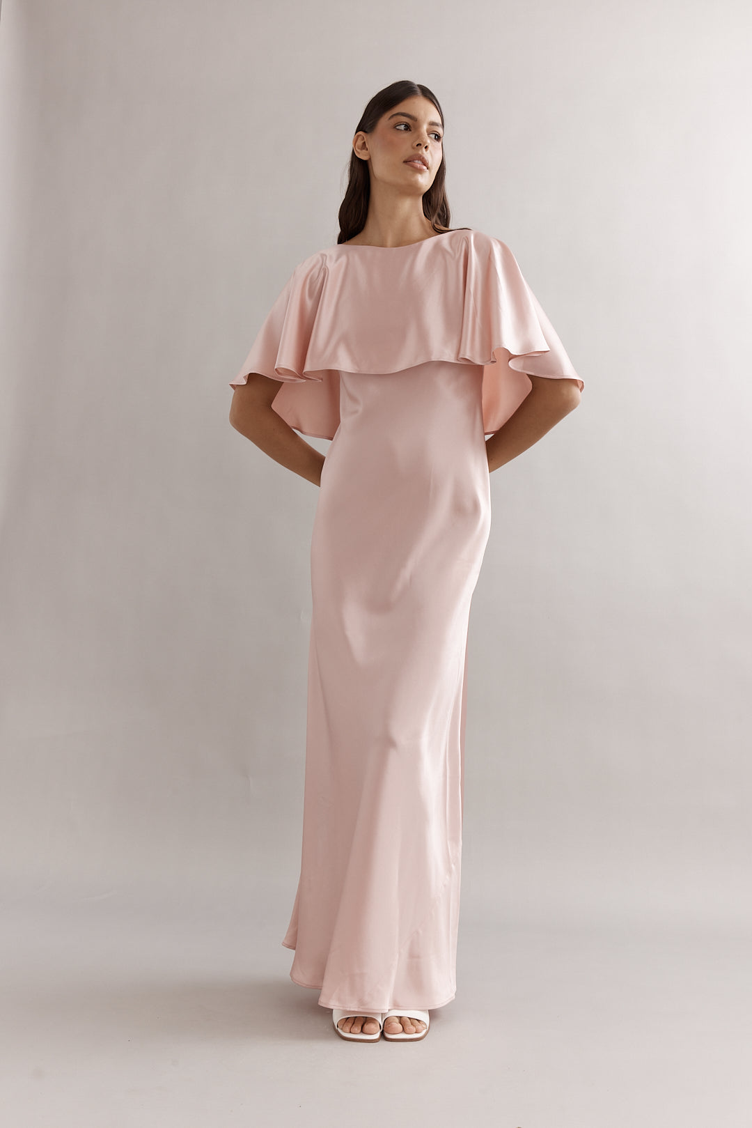 Caitlin Crisp | Blaire Gown - Blush Satin