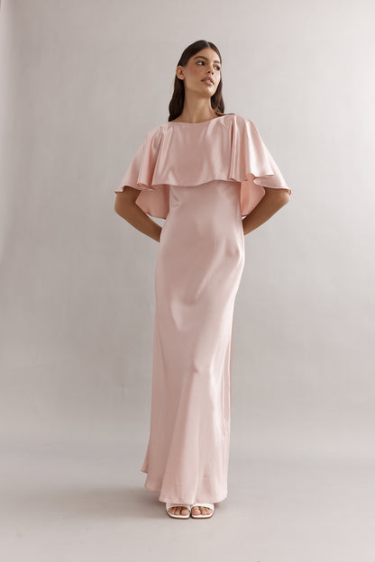 Caitlin Crisp | Blaire Gown - Blush Satin