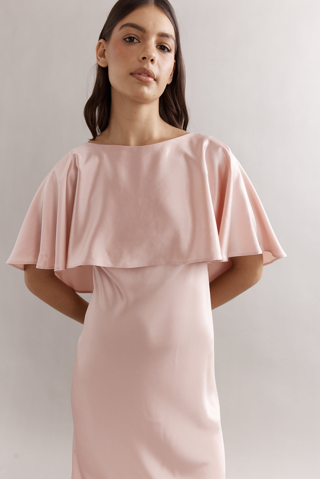 Caitlin Crisp | Blaire Gown - Blush Satin