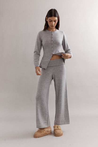 Caitlin Crisp | Angelina Merino Pant - Grey