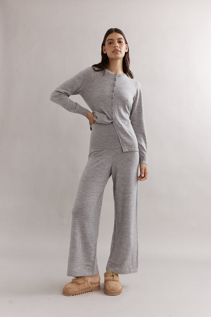Caitlin Crisp | Angelina Merino Pant - Grey