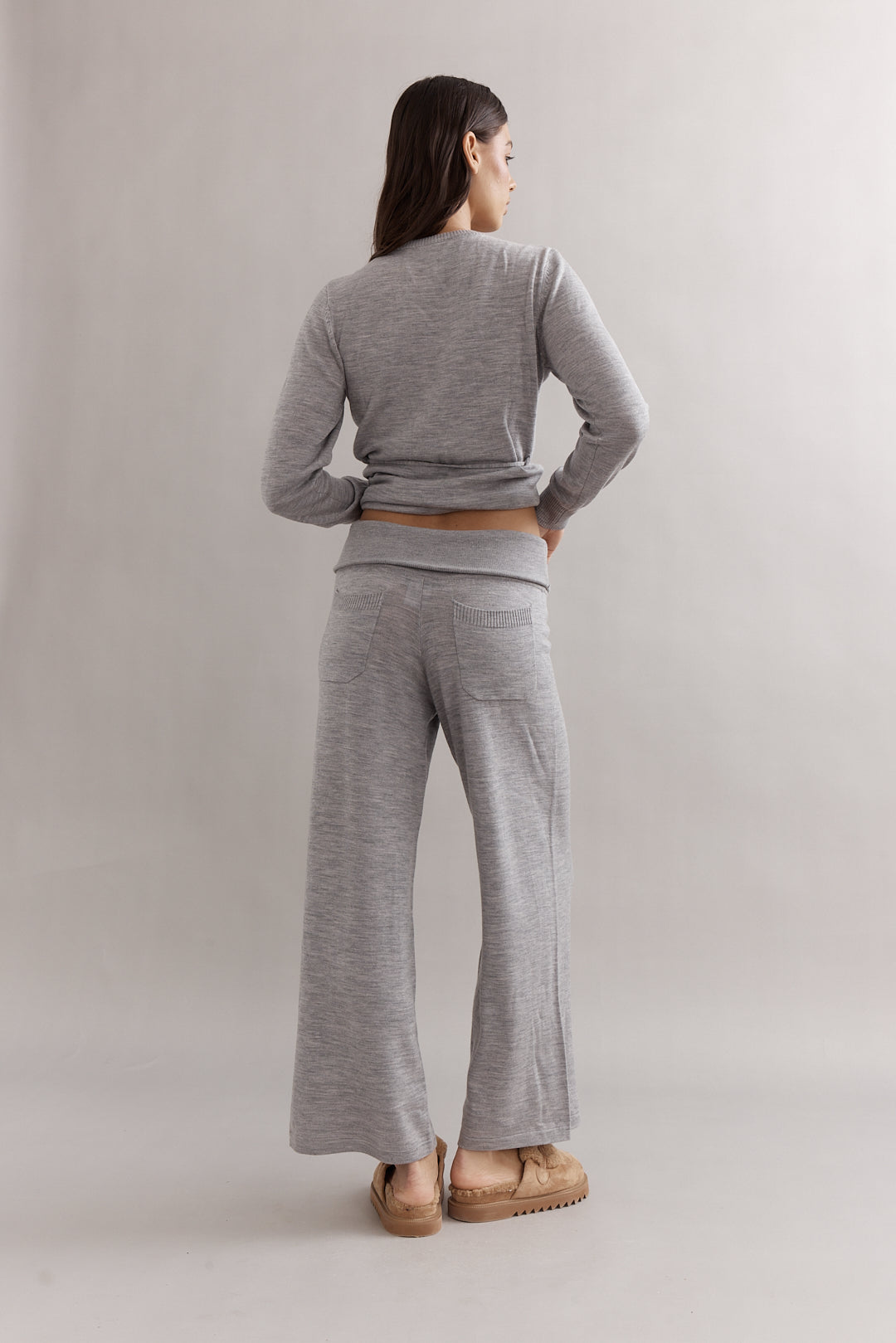 Caitlin Crisp | Angelina Merino Pant - Grey