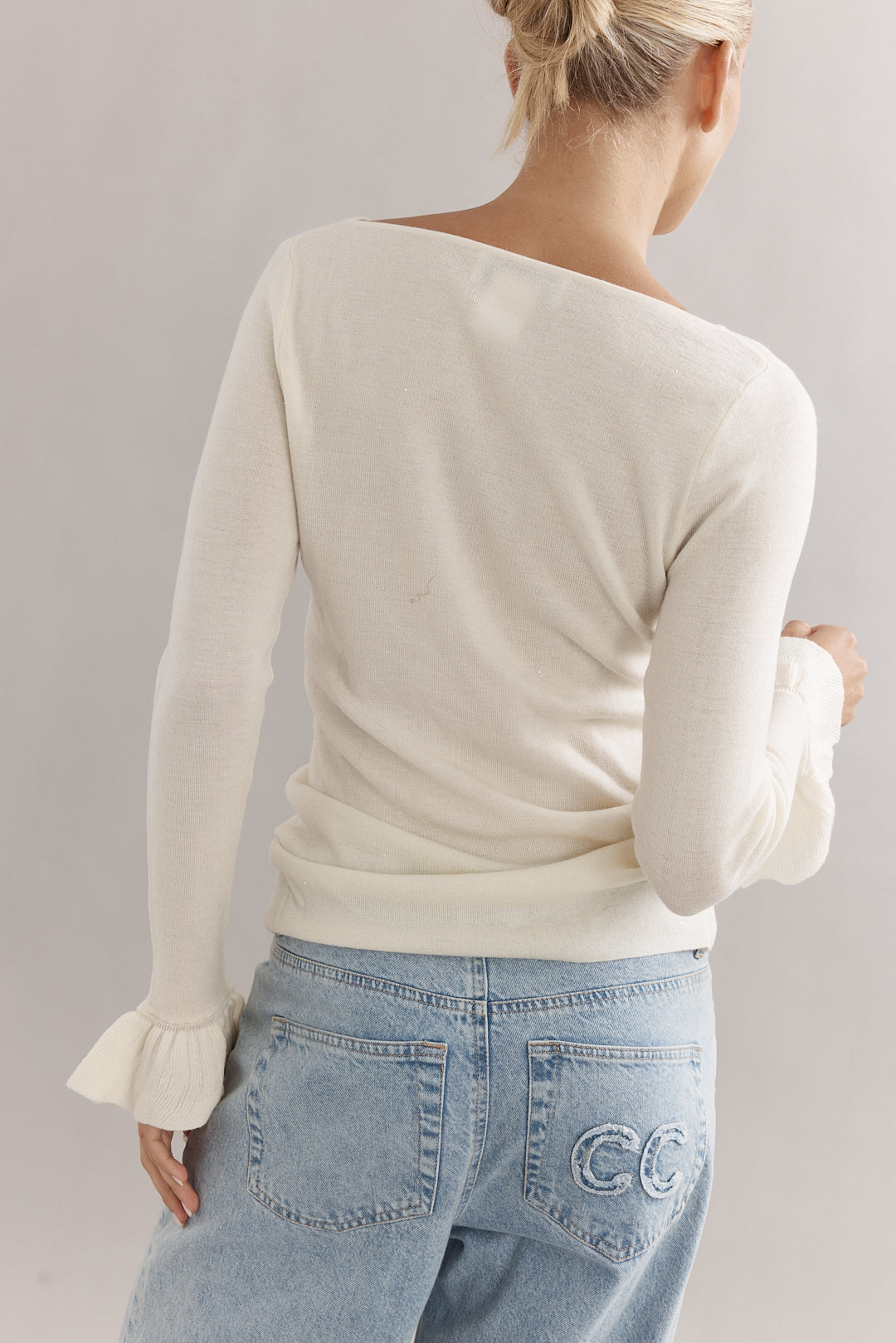 Caitlin Crisp | Esme Merino - Ivory Sparkle