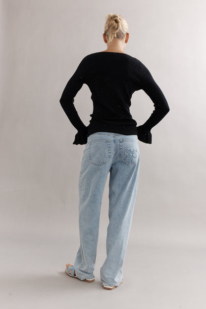 Caitlin Crisp | Esme Merino - Black Sparkle