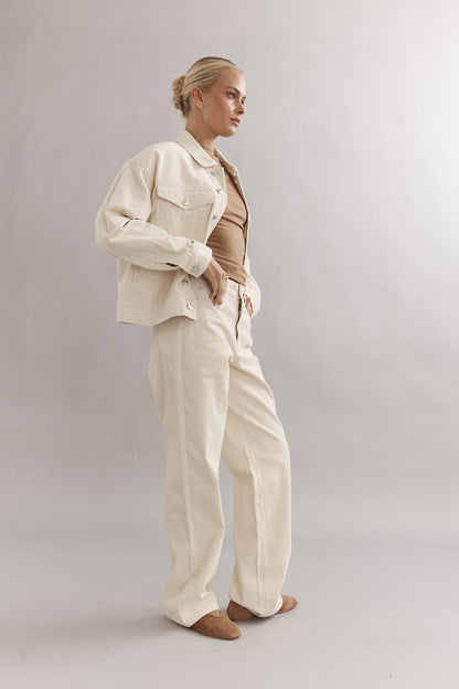 Caitlin Crisp | Dolly Corduroy Jacket - Cream