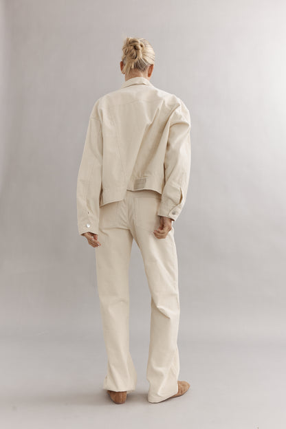 Caitlin Crisp | Harlow Corduroy Pant - Cream
