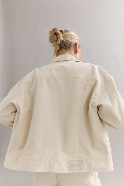 Caitlin Crisp | Dolly Corduroy Jacket - Cream