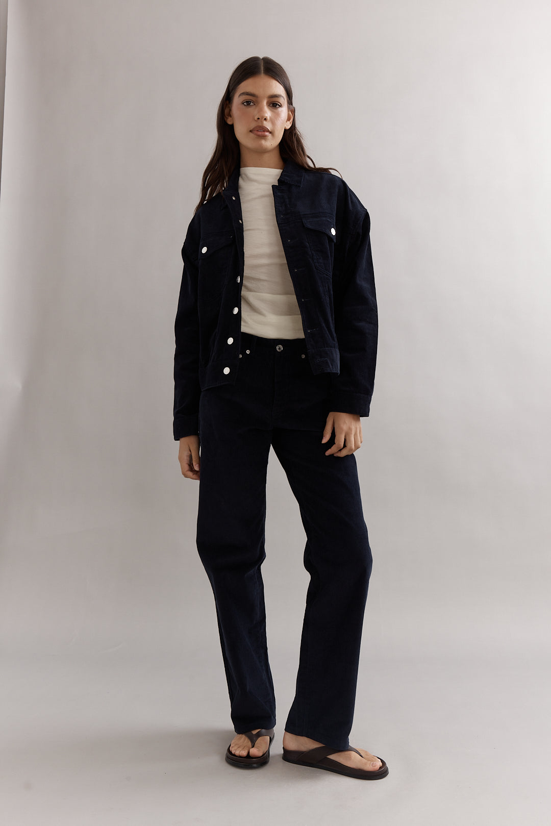 Caitlin Crisp | Dolly Corduroy Jacket - Navy