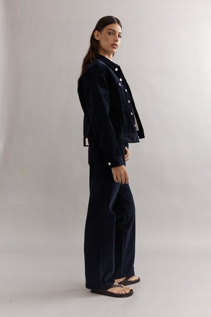 Caitlin Crisp | Harlow Corduroy Pant - Navy
