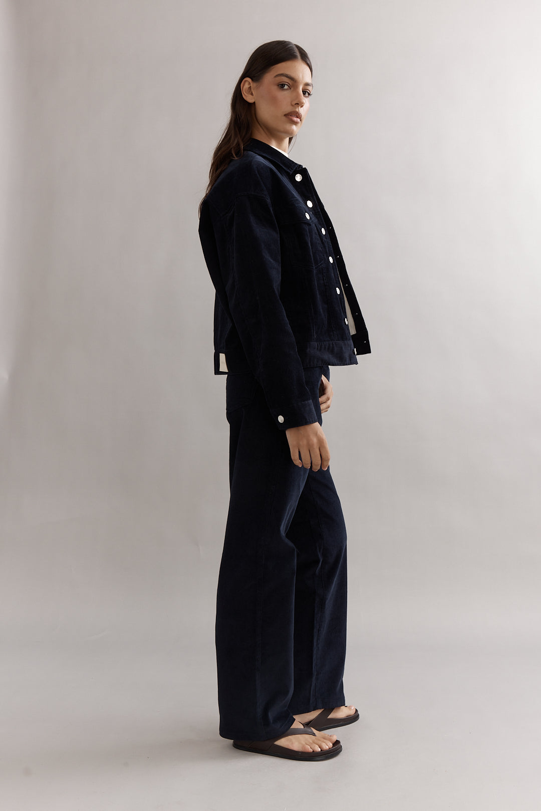 Caitlin Crisp | Dolly Corduroy Jacket - Navy