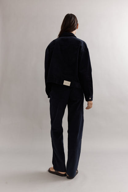 Caitlin Crisp | Harlow Corduroy Pant - Navy