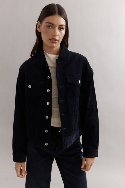 Caitlin Crisp | Dolly Corduroy Jacket - Navy