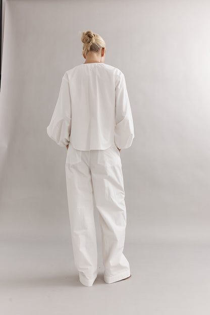 Caitlin Crisp | Jeanie Pant - White