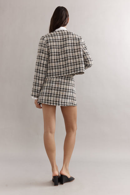Caitlin Crisp | Twiggy Jacket - Onyx Tweed