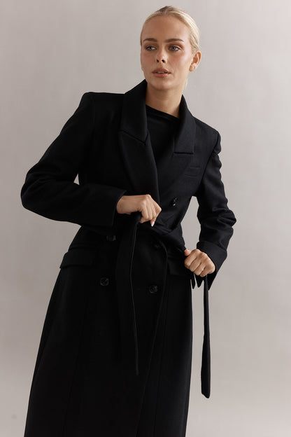 Caitlin Crisp | Conrad Coat - Black