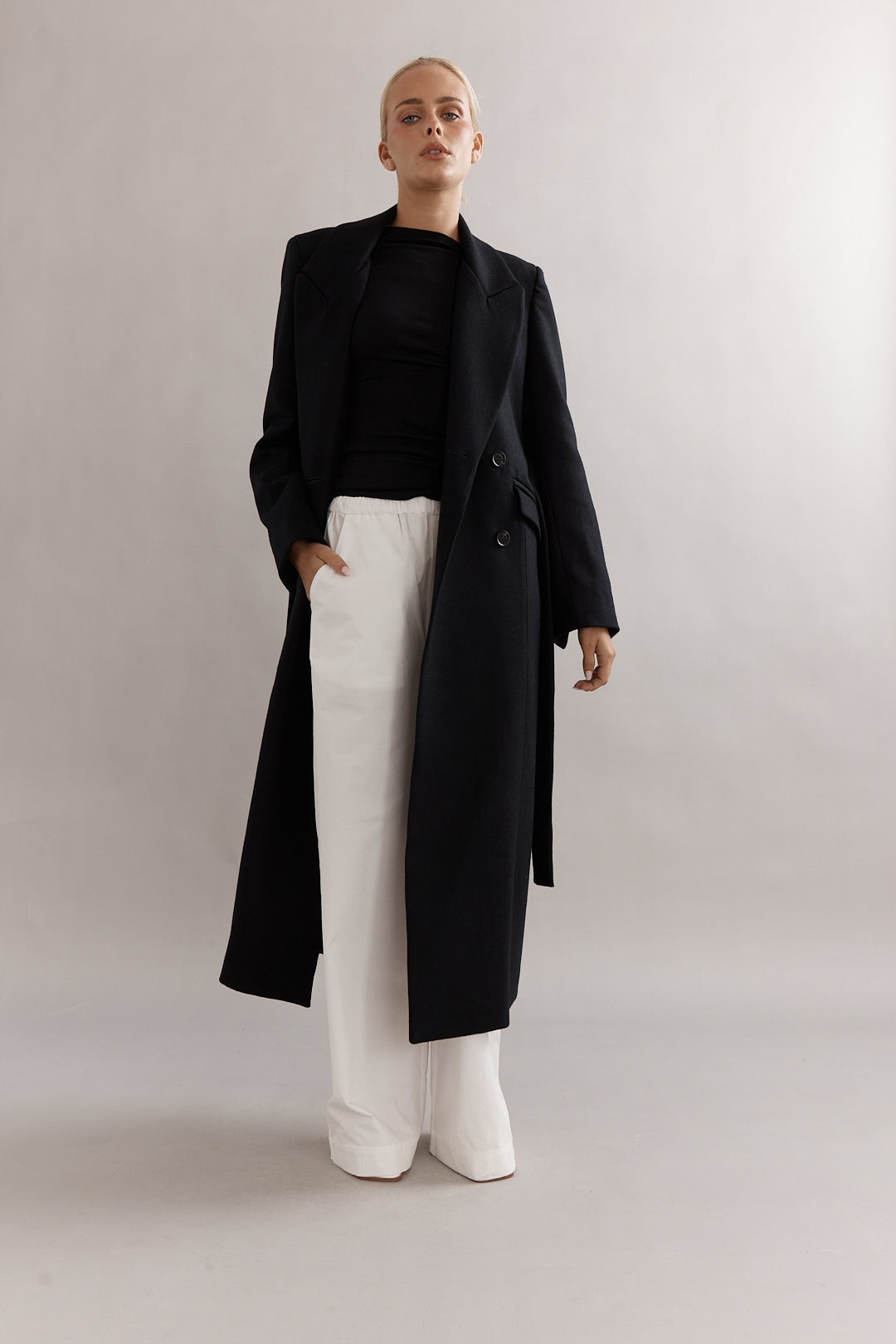 Caitlin Crisp | Conrad Coat - Black