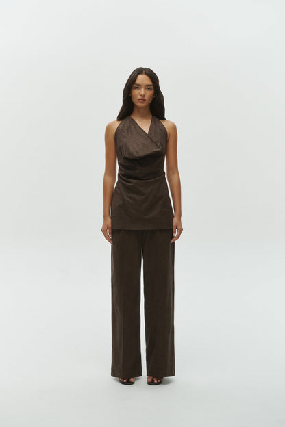 One Of Others | Essa Pant - Espresso