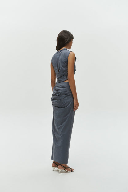 One Of Others | Iliah Dress - Denim Blue
