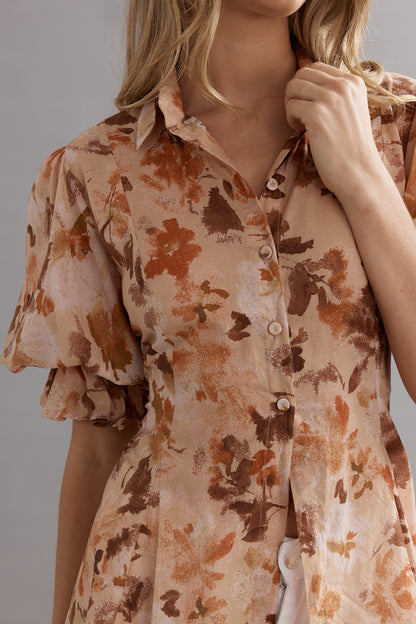 Caitlin Crisp | Mila Blouse - Retro Wildflower