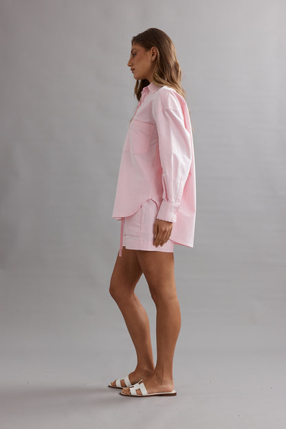 Caitlin Crisp | Scalloped Lou Shirt - Pink