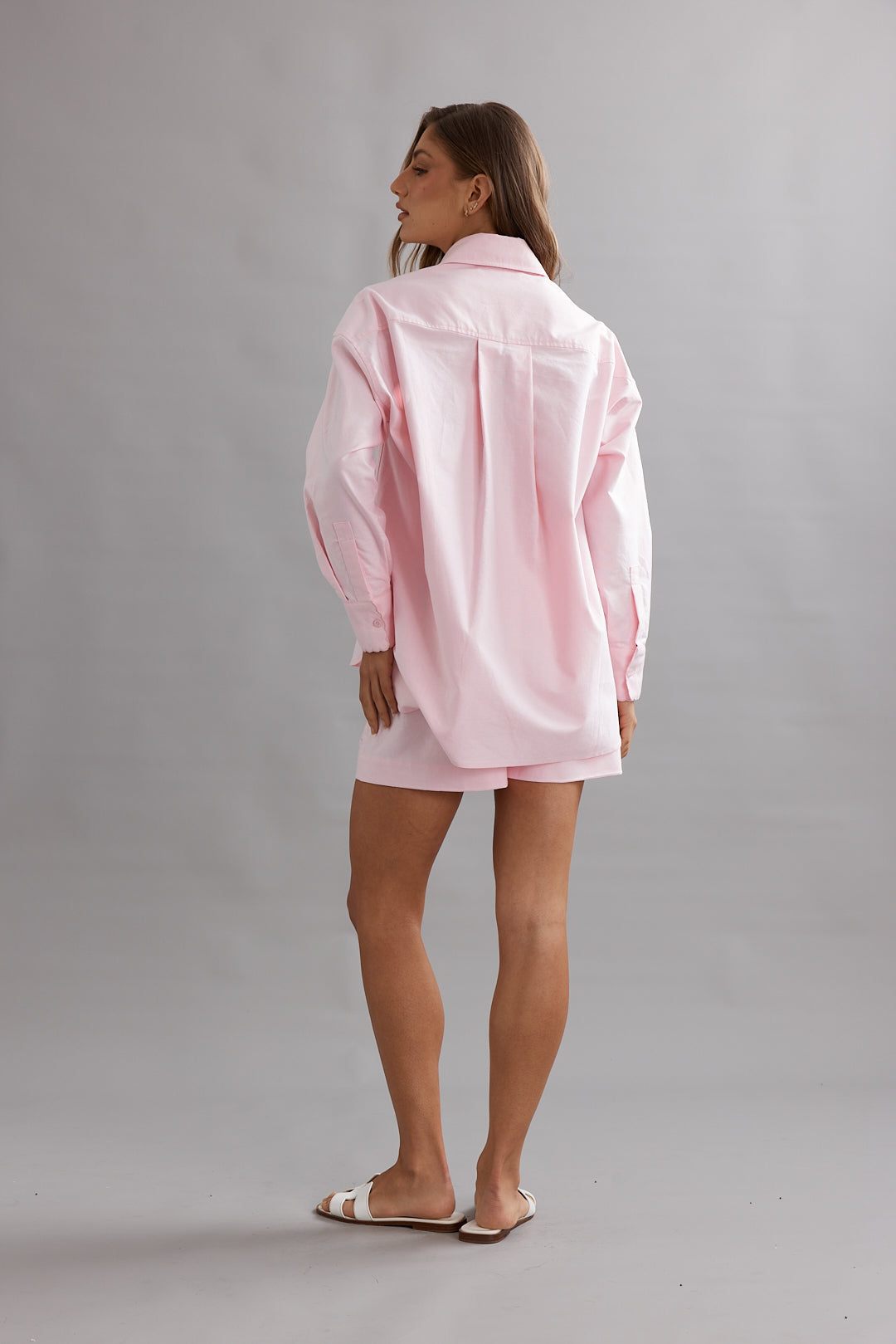Caitlin Crisp | Scalloped Lou Shirt - Pink