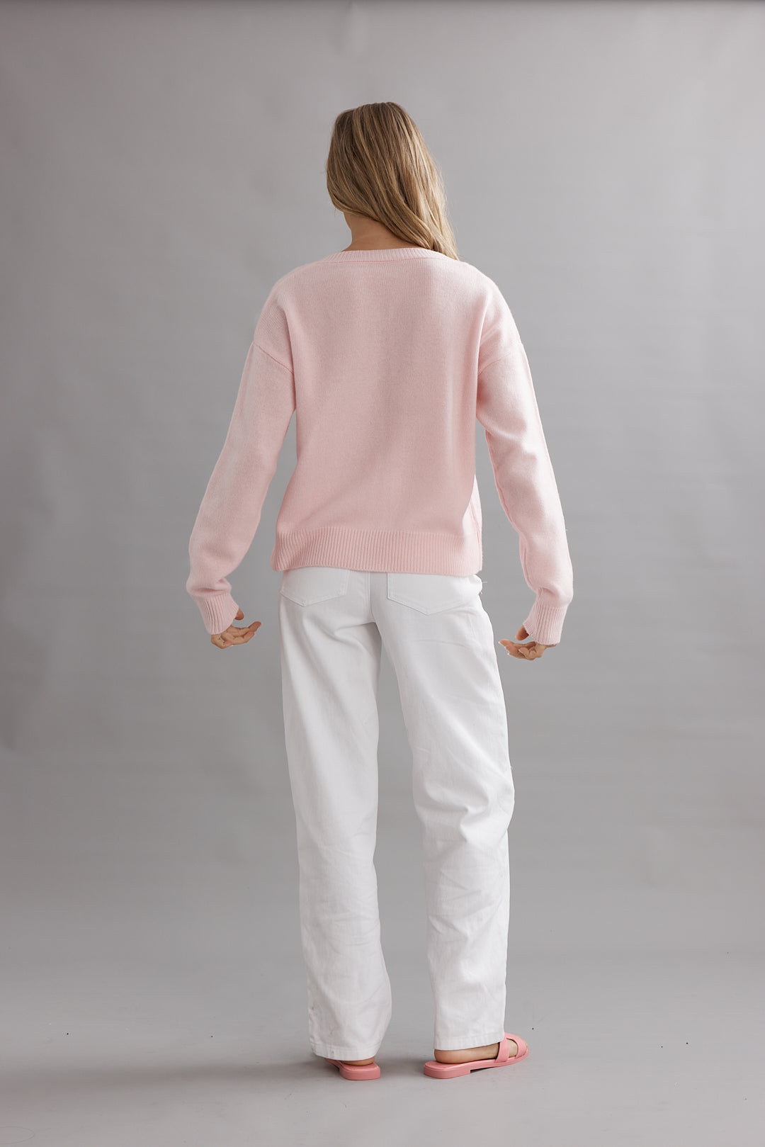 Caitlin Crisp | Argyle Jumper - Marshmellow
